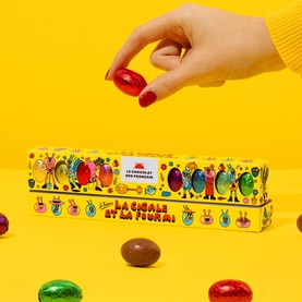 Dark, Milk & White Chocolate 10 Eggs Sleeve