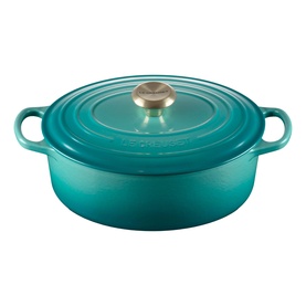 Signature Cast Iron Oval Casserole 27cm