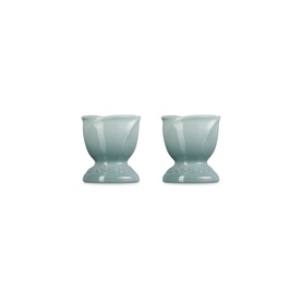 Stoneware La Jardin Tulip Egg Cups, Set of Two