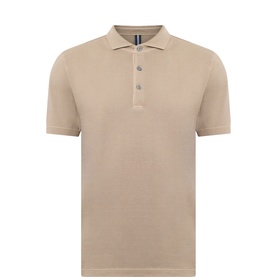 Garment-Dyed Polo Shirt