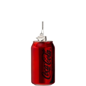 Coca Cola Zero Can Glass Tree Decoration 8cm