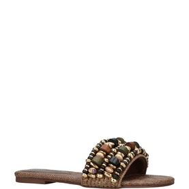 Marika Beaded Flat Sandals