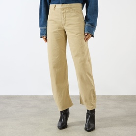 Tribeca Mid-Rise Barrel Leg Trousers