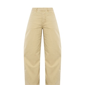 Tribeca Mid-Rise Barrel Leg Trousers