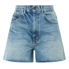 Cobain Low-Rise Denim Shorts