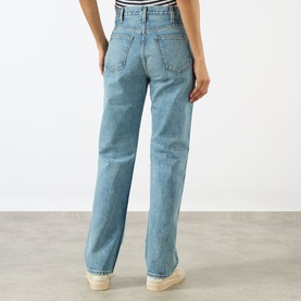 Briana Mid-Rise Straight Leg Jeans