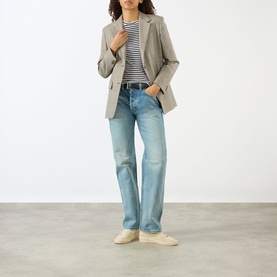 Briana Mid-Rise Straight Leg Jeans