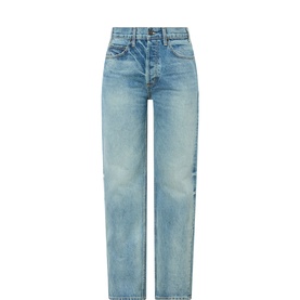 Briana Mid-Rise Straight Leg Jeans