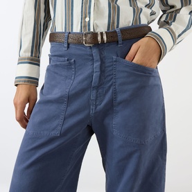 Shon Mid-Rise Barrel Leg Jeans