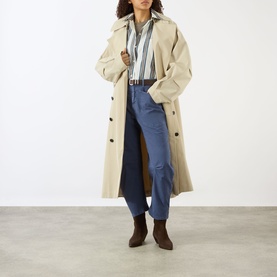 Shon Mid-Rise Barrel Leg Jeans