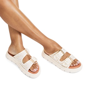 Pavilion Daisy Buckle Slides