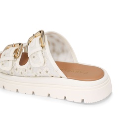 Pavilion Daisy Buckle Slides