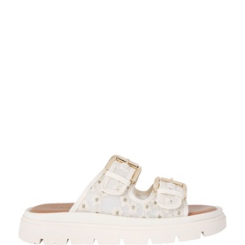 Pavilion Daisy Buckle Slides