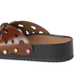 Boho Embellished Butterfly Slides