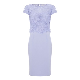 Daisy Lace Mini Pencil Dress