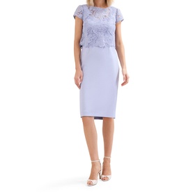 Daisy Lace Mini Pencil Dress