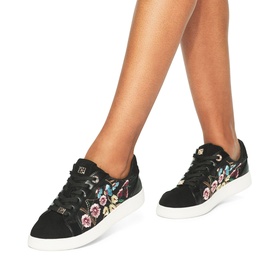 Eliza Floral Embroidered Trainers