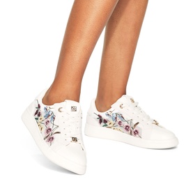 Eliza Floral Embroidered Trainers