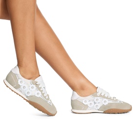 Lavender Daisy Appliqu&eacute; Trainers