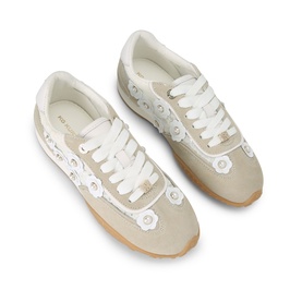 Lavender Daisy Appliqu&eacute; Trainers