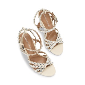 Slideaway Crystal Heeled Sandals