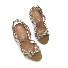 Slideaway Crystal Heeled Sandals