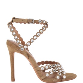 Slideaway Crystal Heeled Sandals