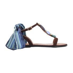 Sorrento Gem Flat Sandals