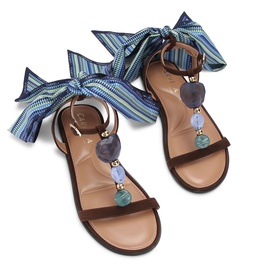 Sorrento Gem Flat Sandals