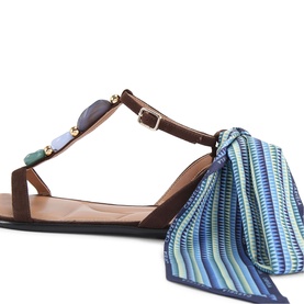 Sorrento Gem Flat Sandals