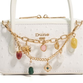 Song Charm Chain Top Handle Bag