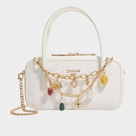 Song Charm Chain Top Handle Bag