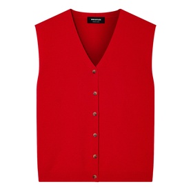 Button Front Knitted Tank Top