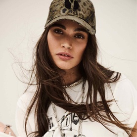Honi Patterned Baseball Cap