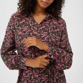 Bella Printed Shirt Dress