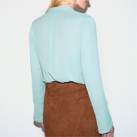 Double Layer Draped Top