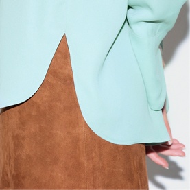 Double Layer Draped Top