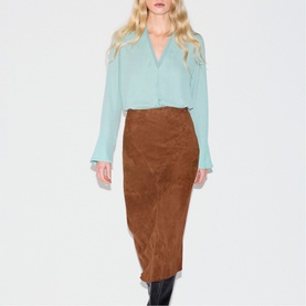 Double Layer Draped Top