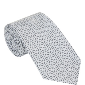 Jacquard Square Pattern Tie