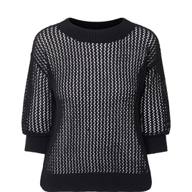 Open-Stitch Sweater