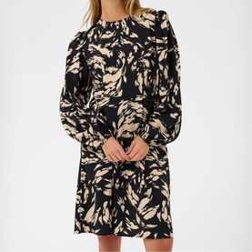 Ulla Graphic Printed Flared Dress