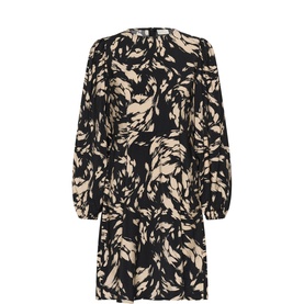 Ulla Graphic Printed Flared Dress