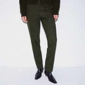 Flannel Relaxed Casual Trousers