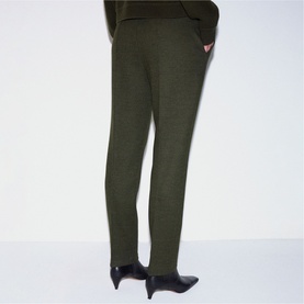 Flannel Relaxed Casual Trousers