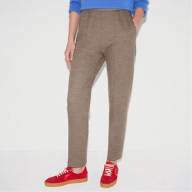 Flannel Relaxed Casual Trousers
