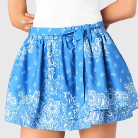 Bandana Mini Flared Skirt