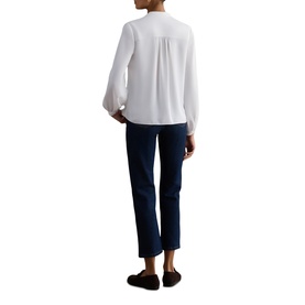 Blair Ruched Button Blouse