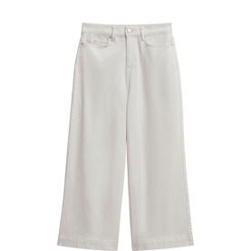 Brinley High-Rise Cropped Wide Leg Jeans