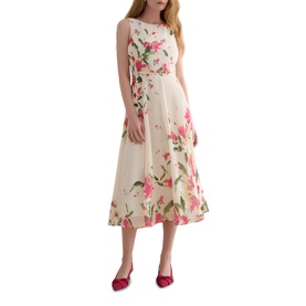 Carly Floral Flared Dress