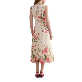 Carly Floral Flared Dress